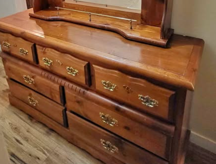 old closet removed to put in new custom built in wardrobe