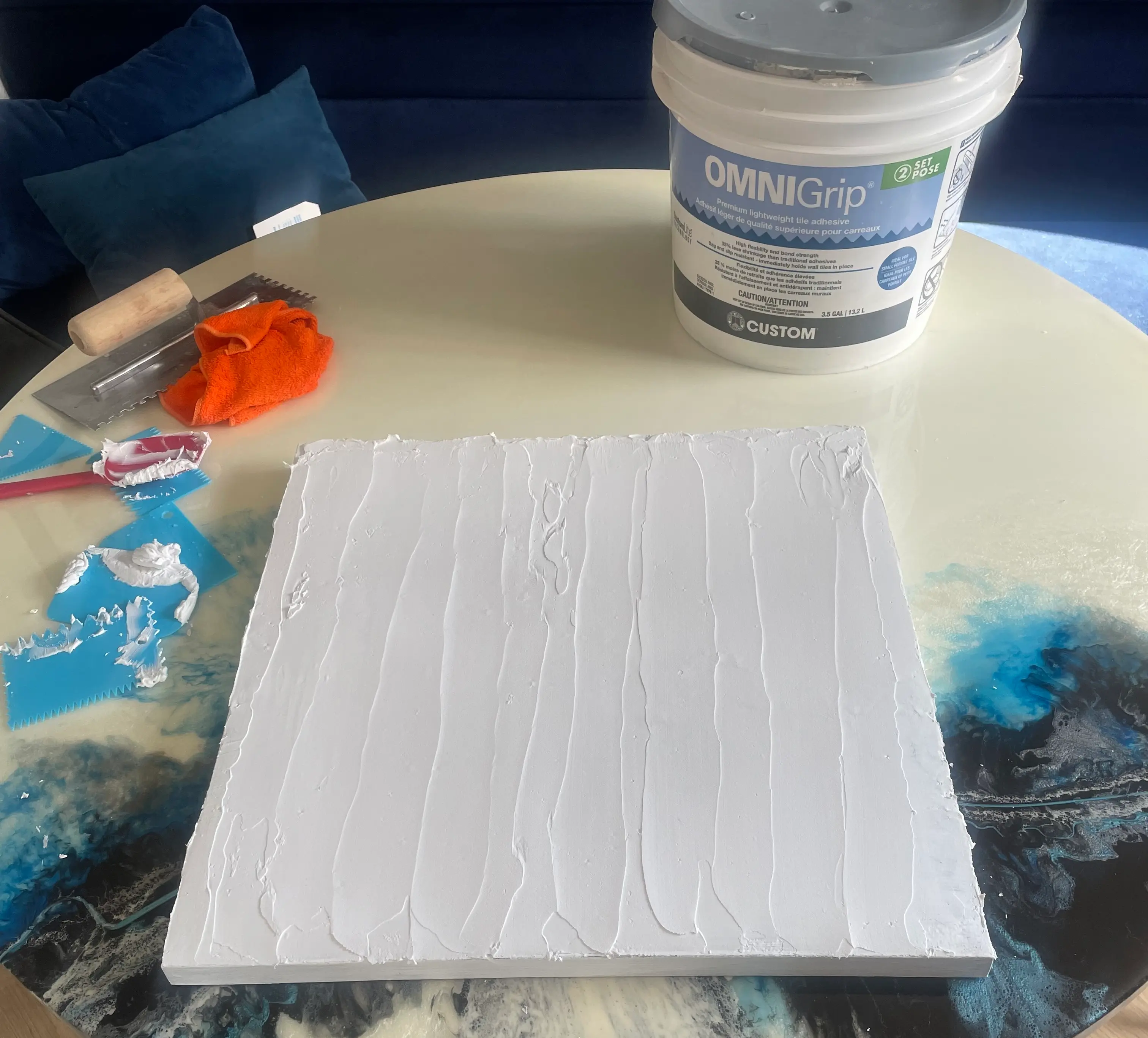 supplies to make diy texture art